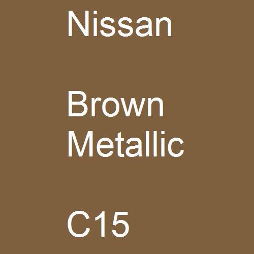 Nissan, Brown Metallic, C15.